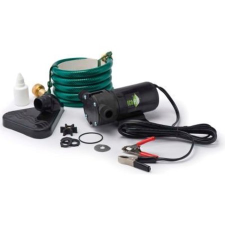 ECO FLO PRODUCTS Eco-Flo PUP61DC Portable Light Weight Utility Pump W/6 Ft Garden Hose & Suction Accessory -360 GPH PUP61DC